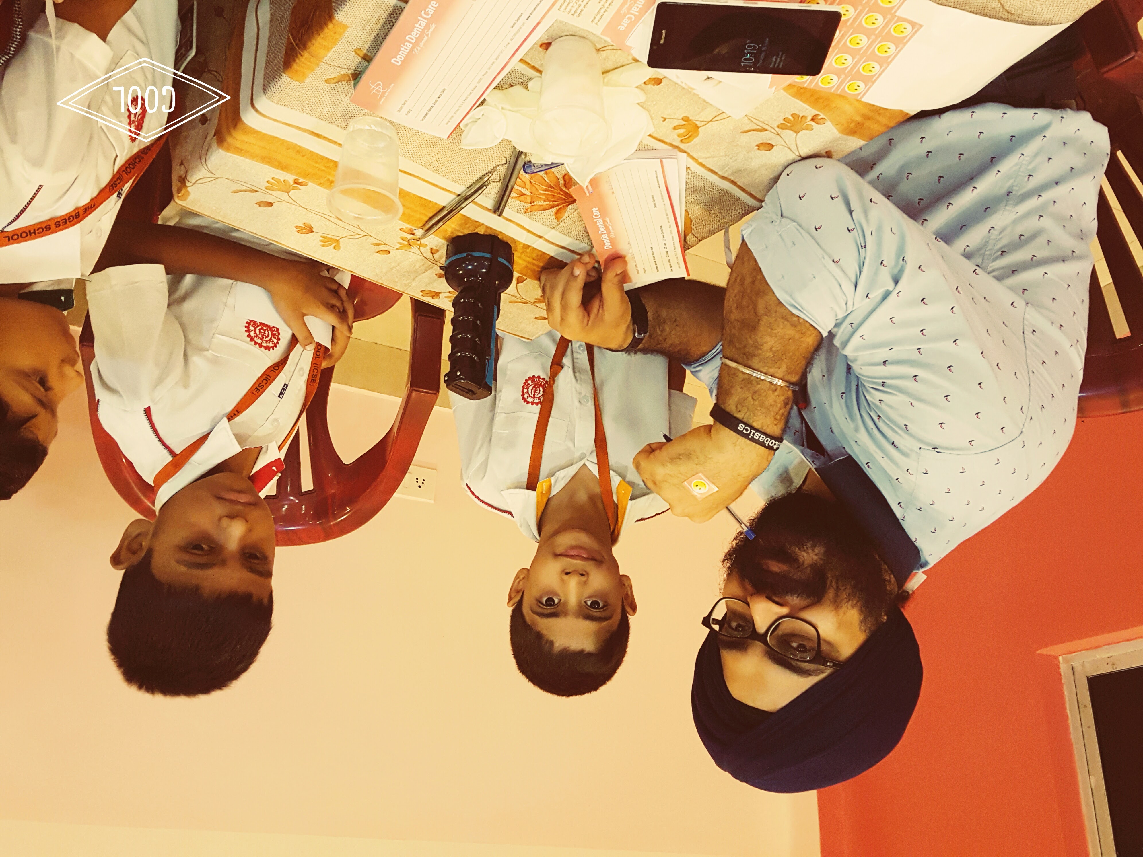 Dontia Care Clinic community kids dental screening in Kolkata